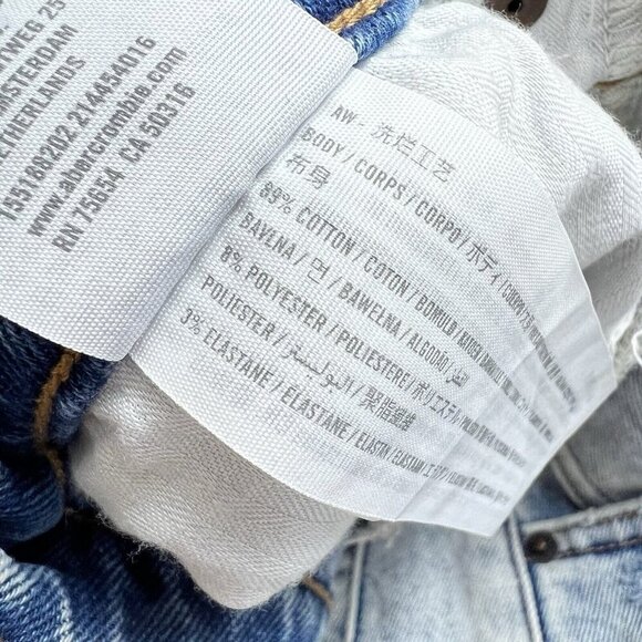 Abercrombie & Fitch The Boyfriend Mid Rise Jeans Acid Wash Distressed Size 26 /2 - Picture 8 of 11